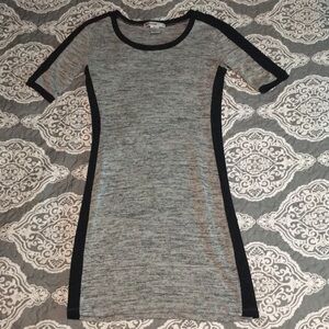Trendyland Heathered grey bodycon dress sz Small